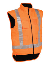 Load image into Gallery viewer, BetaCraft Tuffviz Highway Fleece-Lined Vest - Kiwi Workgear
