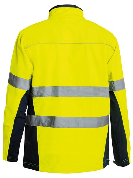 Bisley D/N Soft Shell Hi-Vis Jacket - Kiwi Workgear