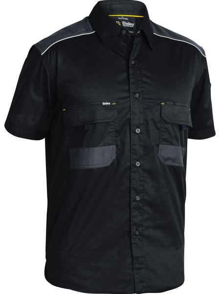 Bisley Flex & Move Mechanical S/S Shirt - Kiwi Workgear