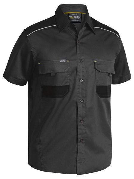 Bisley Flex & Move Mechanical S/S Shirt - Kiwi Workgear