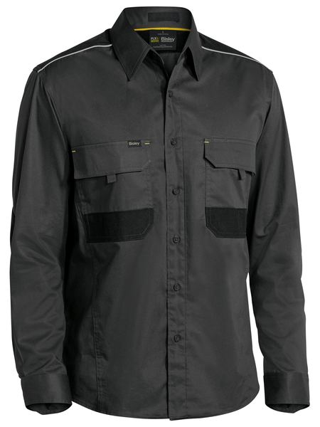 Bisley Flex & Move Mechanical Stretch L/S Shirt - Kiwi Workgear