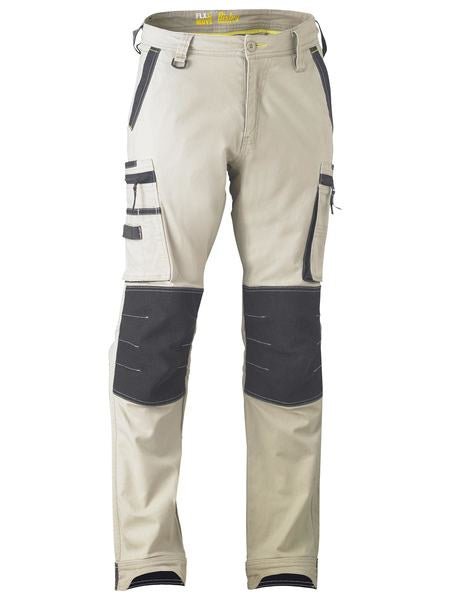 Bisley Flex & Move Stretch Utility Zip Cargo Pants - Kiwi Workgear