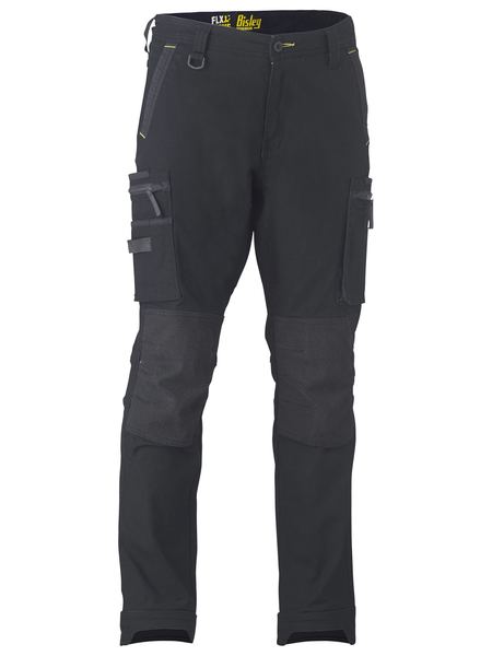 Bisley Flex & Move Stretch Utility Zip Cargo Pants - Kiwi Workgear