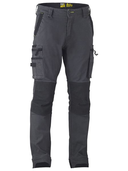 Bisley Flex & Move Stretch Utility Zip Cargo Pants - Kiwi Workgear