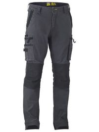 Thumbnail for Bisley Flex & Move Stretch Utility Zip Cargo Pants - Kiwi Workgear