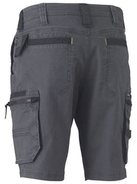 Thumbnail for Bisley Flex & Move Stretch Utility Zip Cargo Shorts - Kiwi Workgear