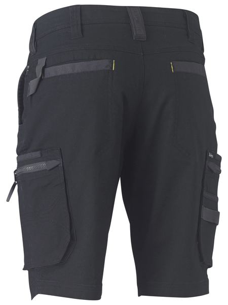 Bisley Flex & Move Stretch Utility Zip Cargo Shorts - Kiwi Workgear