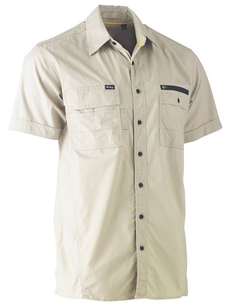 Bisley Flex & Move Utility Work S/S Shirt - Kiwi Workgear