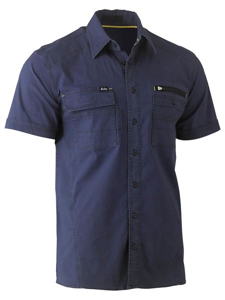 Bisley Flex & Move Utility Work S/S Shirt - Kiwi Workgear