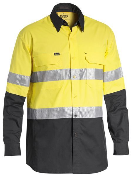 Bisley Hi vis Day/Night Airflow Ripstop Shirt - Kiwi Workgear