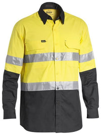 Thumbnail for Bisley Hi vis Day/Night Airflow Ripstop Shirt - Kiwi Workgear