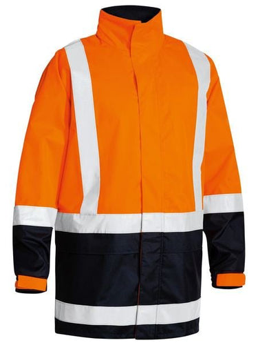 Bisley Hi-Vis Rain Shell Jacket Taped - Kiwi Workgear