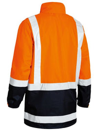 Thumbnail for Bisley Hi-Vis Rain Shell Jacket Taped - Kiwi Workgear