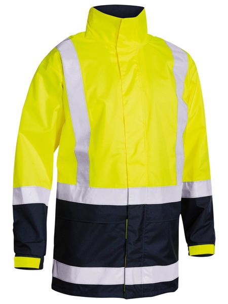 Bisley Hi-Vis Rain Shell Jacket Taped - Kiwi Workgear