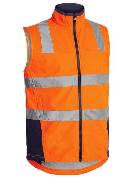 Bisley Hi-Vis Soft-Shell Vest - Kiwi Workgear