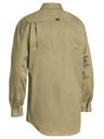 Bisley L/S Closed Front Lightweight Cotton Shirt - Kiwi Workgear
