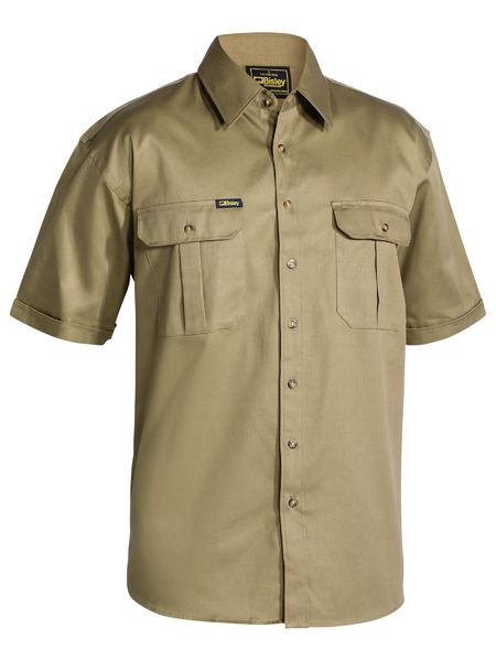 Bisley S/S Original Cotton Drill Shirt - Kiwi Workgear