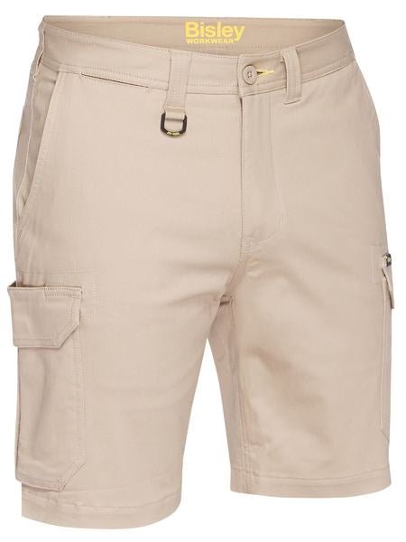 Bisley Stretch Cotton Drill Cargo Shorts - Kiwi Workgear