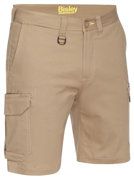 Bisley Stretch Cotton Drill Cargo Shorts - Kiwi Workgear