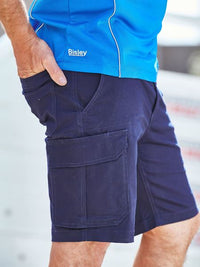 Thumbnail for Bisley Stretch Cotton Drill Cargo Shorts - Kiwi Workgear