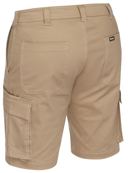 Bisley Stretch Cotton Drill Cargo Shorts - Kiwi Workgear