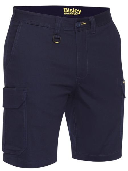 Bisley Stretch Cotton Drill Cargo Shorts - Kiwi Workgear