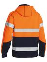 Bisley Taped Hi Vis Fleece Hoodie - Kiwi Workgear