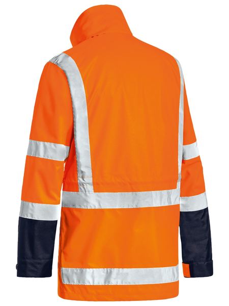 BISLEY TAPED TTMC 5 IN 1 RAIN JACKET - Kiwi Workgear