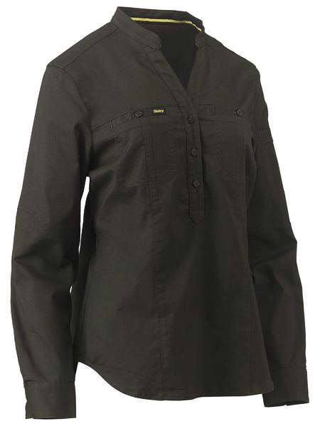 Bisley Women's Closed Front Shirt - Kiwi Workgear