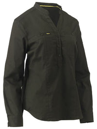 Thumbnail for Bisley Women's Closed Front Shirt - Kiwi Workgear