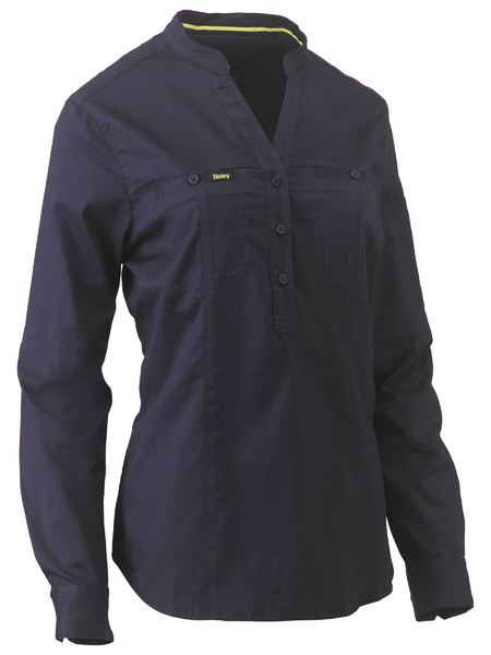 Bisley Women's Closed Front Shirt - Kiwi Workgear