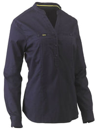 Thumbnail for Bisley Women's Closed Front Shirt - Kiwi Workgear