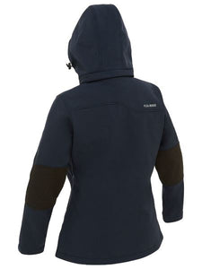 Bisley Women's Flex & Move Hooded Soft Shell Jacket - Kiwi Workgear