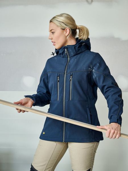 Bisley Women's Flex & Move Hooded Soft Shell Jacket - Kiwi Workgear