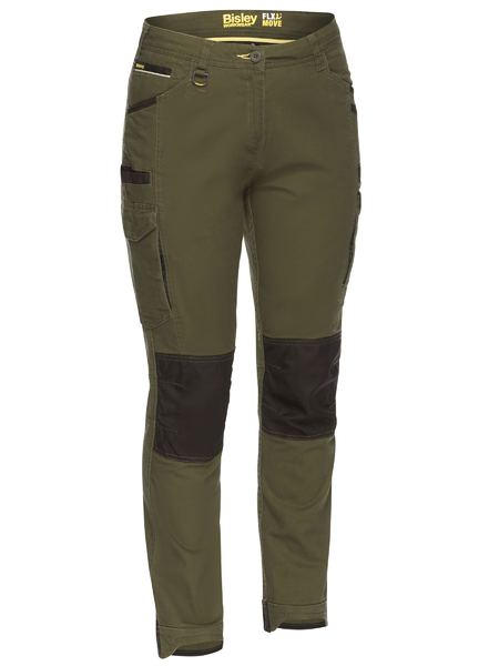 Bisley Women's Flex & Move Stretch Cargo Pants - Kiwi Workgear