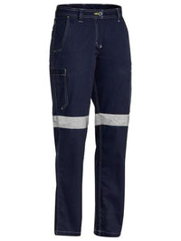 Thumbnail for Bisley Women's Taped Cool Vented Light-Weight Pant's - Kiwi Workgear