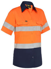 Load image into Gallery viewer, BISLEY WOMEN&#39;S TAPED HI VIS COOL LIGHTWEIGHT DRILL SHIRT - Kiwi Workgear
