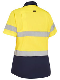 Thumbnail for BISLEY WOMEN'S TAPED HI VIS COOL LIGHTWEIGHT DRILL SHIRT - Kiwi Workgear