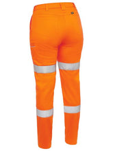 Load image into Gallery viewer, Bisley Women&#39;s Taped Mid Rise Stretch Cotton Pants - Kiwi Workgear

