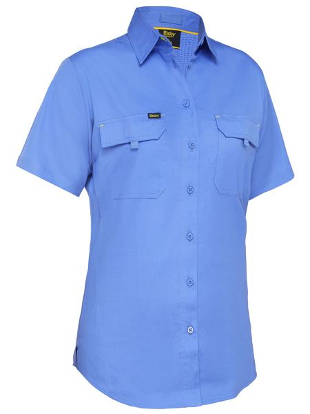 Bisley Women's X airflow ripstop Shirt S/S - Kiwi Workgear