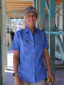 Bisley Women's X airflow ripstop Shirt S/S - Kiwi Workgear