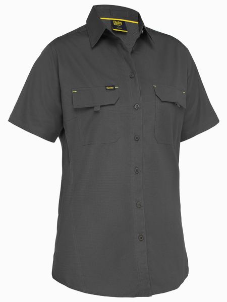 Bisley Women's X airflow ripstop Shirt S/S - Kiwi Workgear