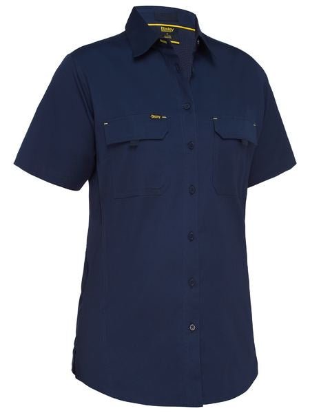 Bisley Women's X airflow ripstop Shirt S/S - Kiwi Workgear