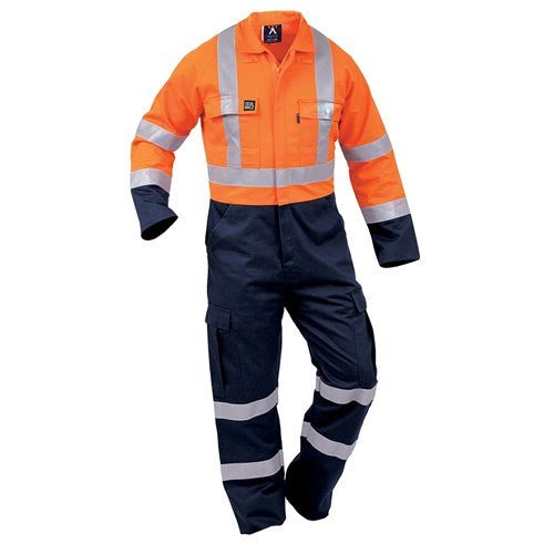 Bison ArcGuard Flame-Retardant Taped Cotton Overalls - Kiwi Workgear