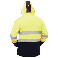 Thumbnail for Bison Day/Night Hooded Soft Shell Jacket - Kiwi Workgear