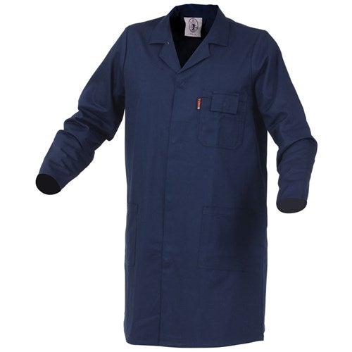 Bison Domed Cotton Dustcoat - Kiwi Workgear