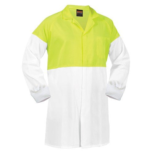 Bison Lightweight Polycotton Food Industry Dust Coat - Kiwi Workgear