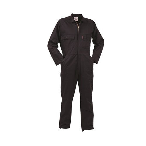 Bison Long Sleeve Cotton Zipped Overalls - Kiwi Workgear