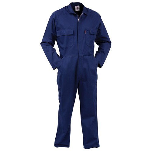 Bison Long Sleeve Cotton Zipped Overalls - Kiwi Workgear