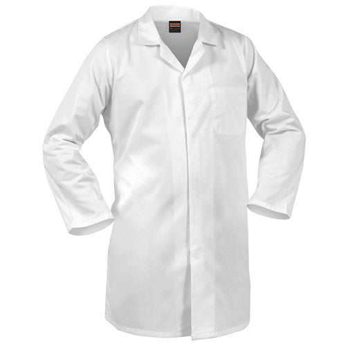 Bison Midweight Polycotton Food Industry Dust Coat - Kiwi Workgear